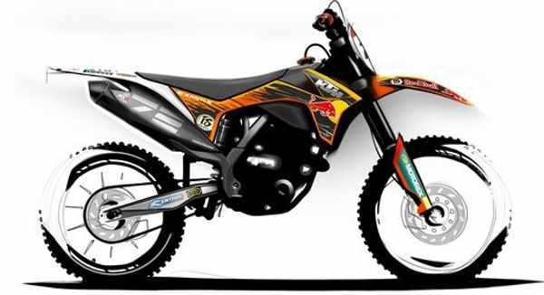KTM 200 Duke рисунок