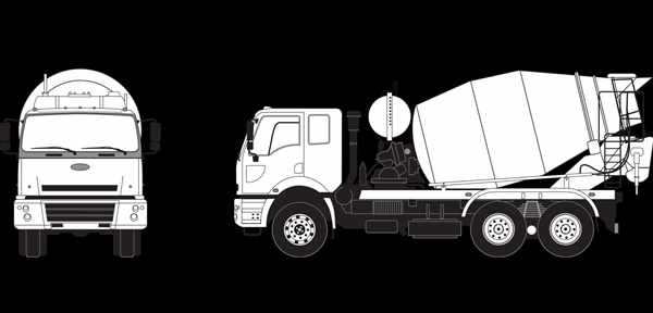 КАМАЗ 6520 автобетоносмеситель габариты
