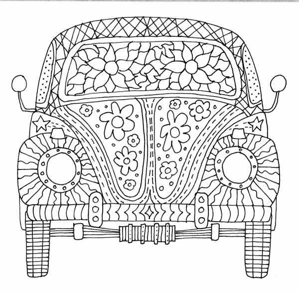 Раскраска автобус