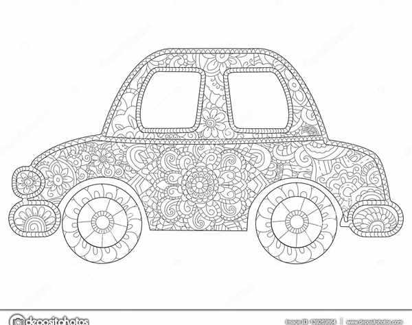 Автобус Гордон раскраска