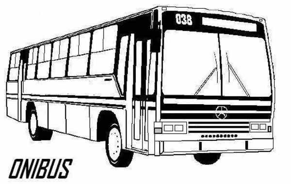 Раскраска автобус ЛИАЗ