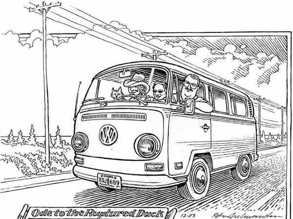 Volkswagen t1 чертеж