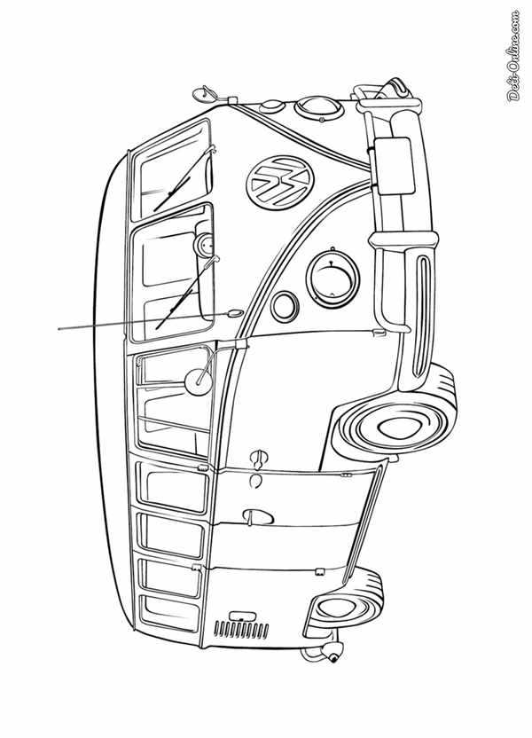 Volkswagen Transporter t1 чертеж