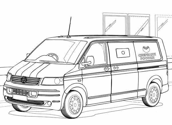 Volkswagen Transporter t1 чертеж