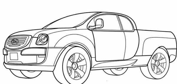 Раскраска Автомобиль Веселье для Малышей