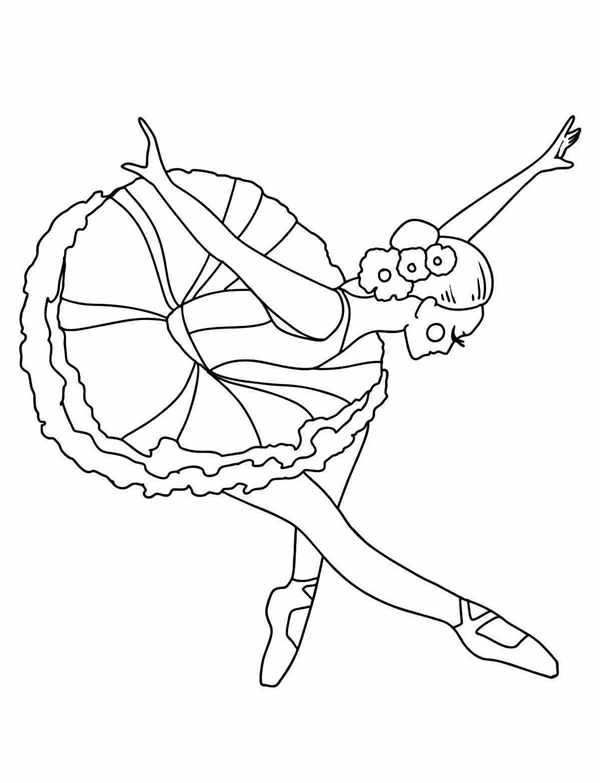 Балерина рисунок