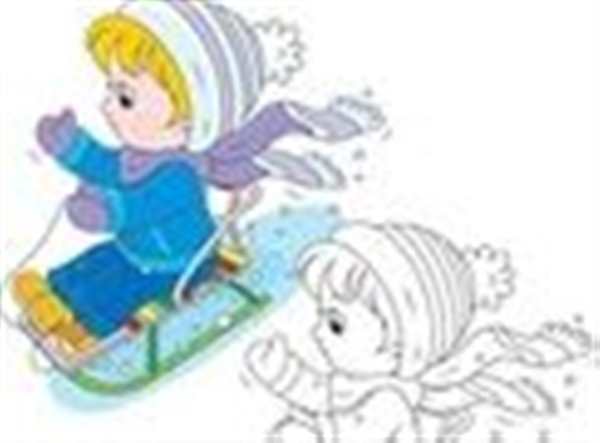 Раскраска зимние виды спорта