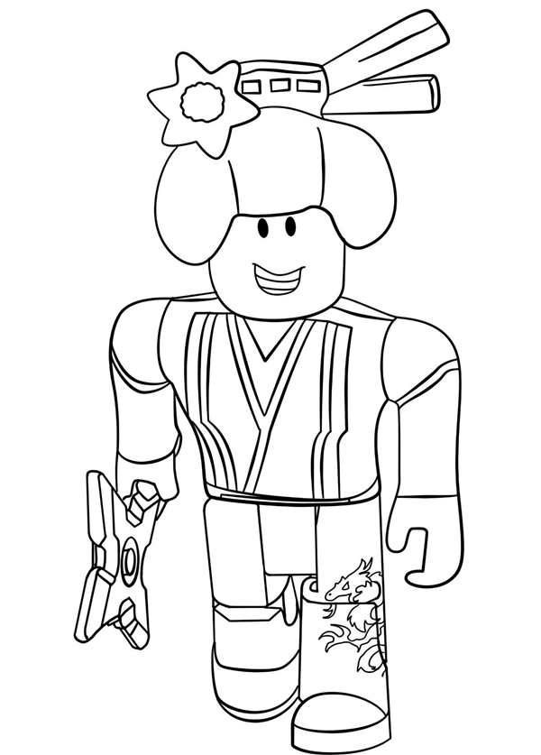 Roblox раскраска