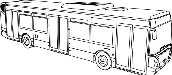Троллейбус рисунок