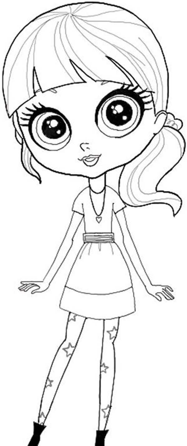 Раскраска Littlest Pet shop