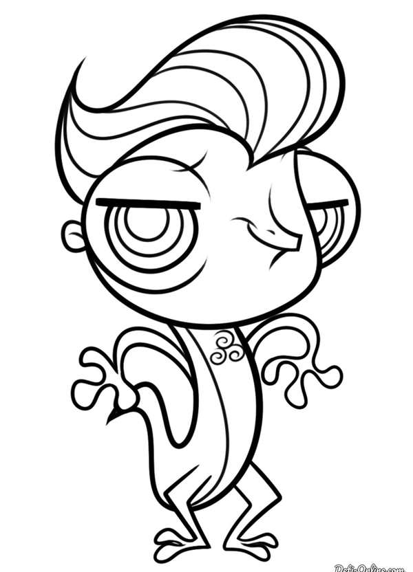 Раскраска Littlest Pet shop