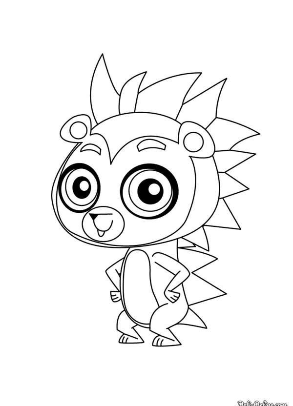 Раскраска Littlest Pet shop