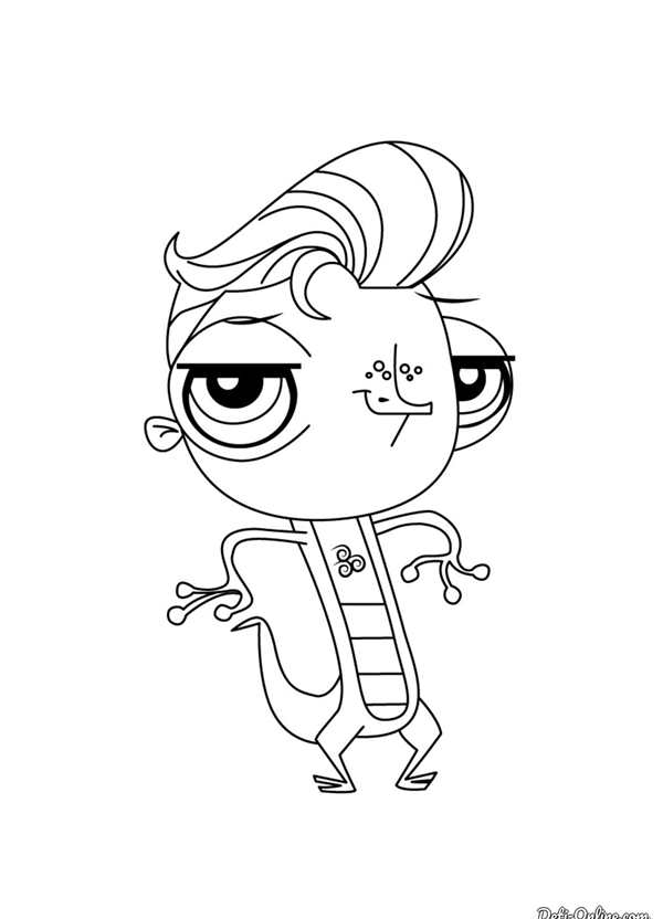 Раскраска Littlest Pet shop