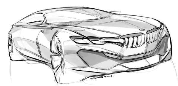 Раскраска BMW m5 f90