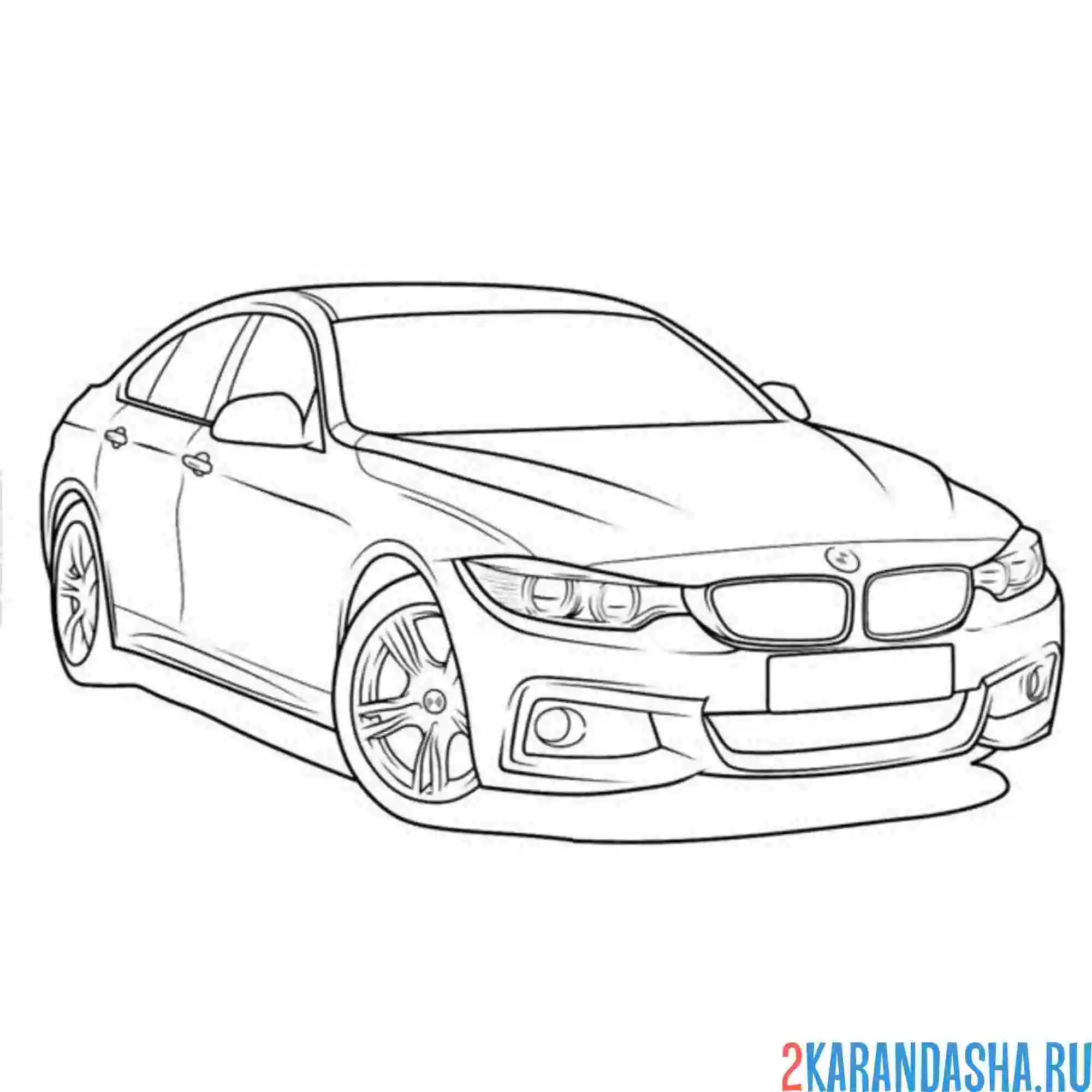 Раскраска BMW i8