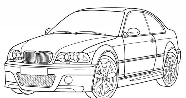Раскраска BMW
