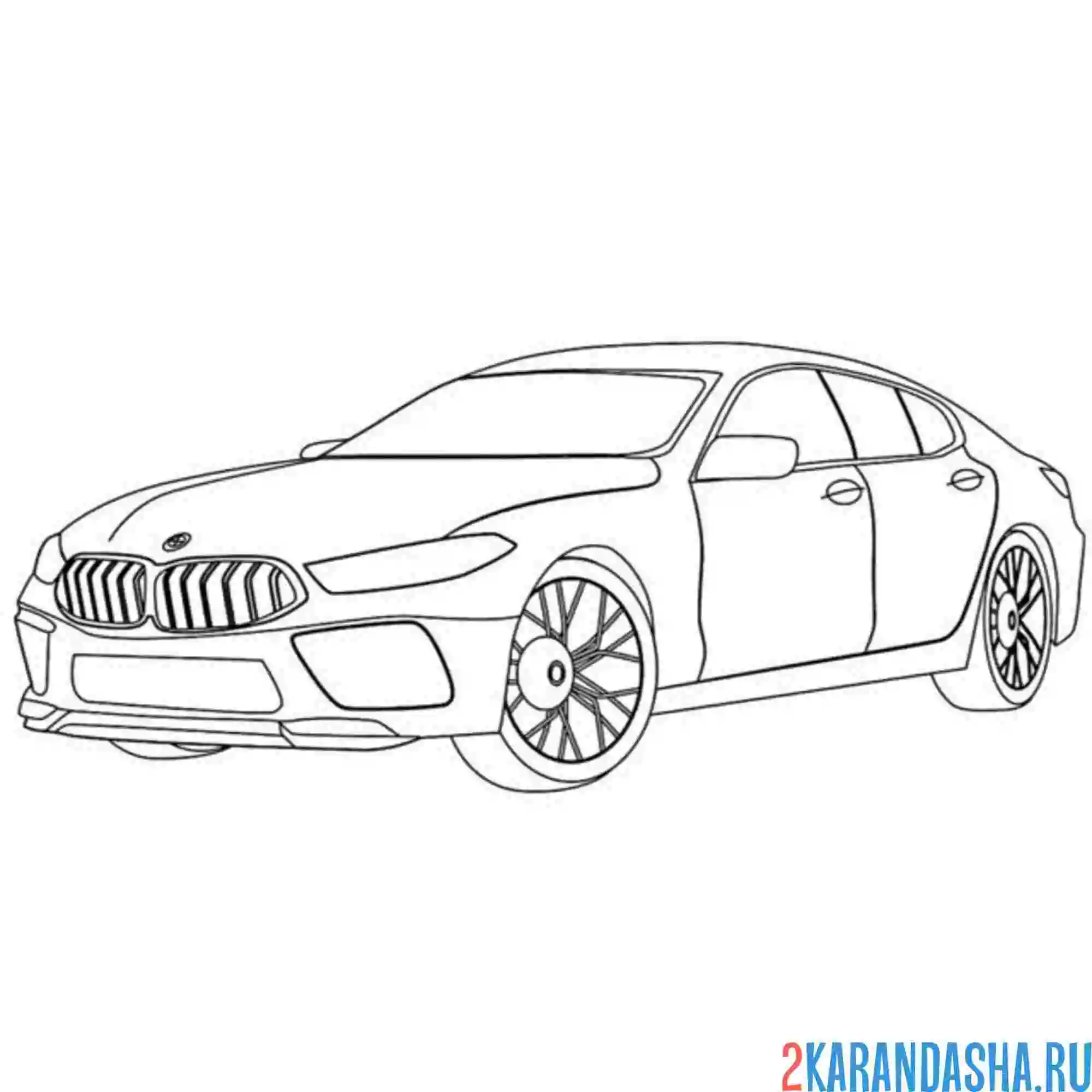 Автомобили (раскраски)