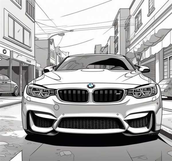 Раскраска БМВ M5 CS Ваши Руки На