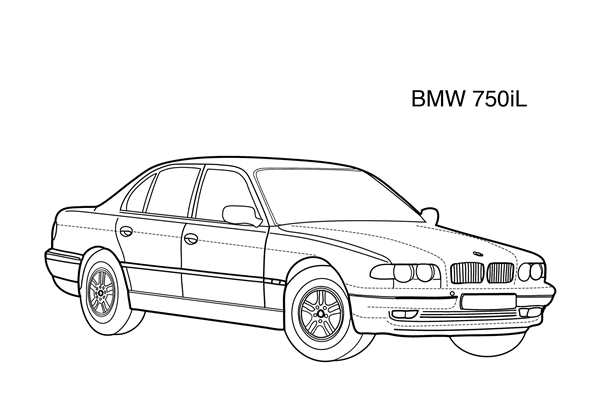 Раскраска BMW m5 f90