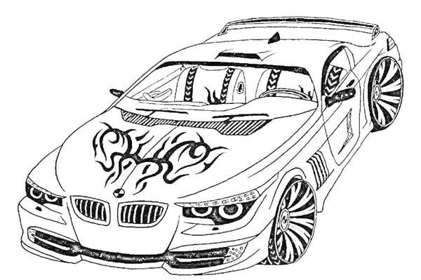 Раскраска BMW