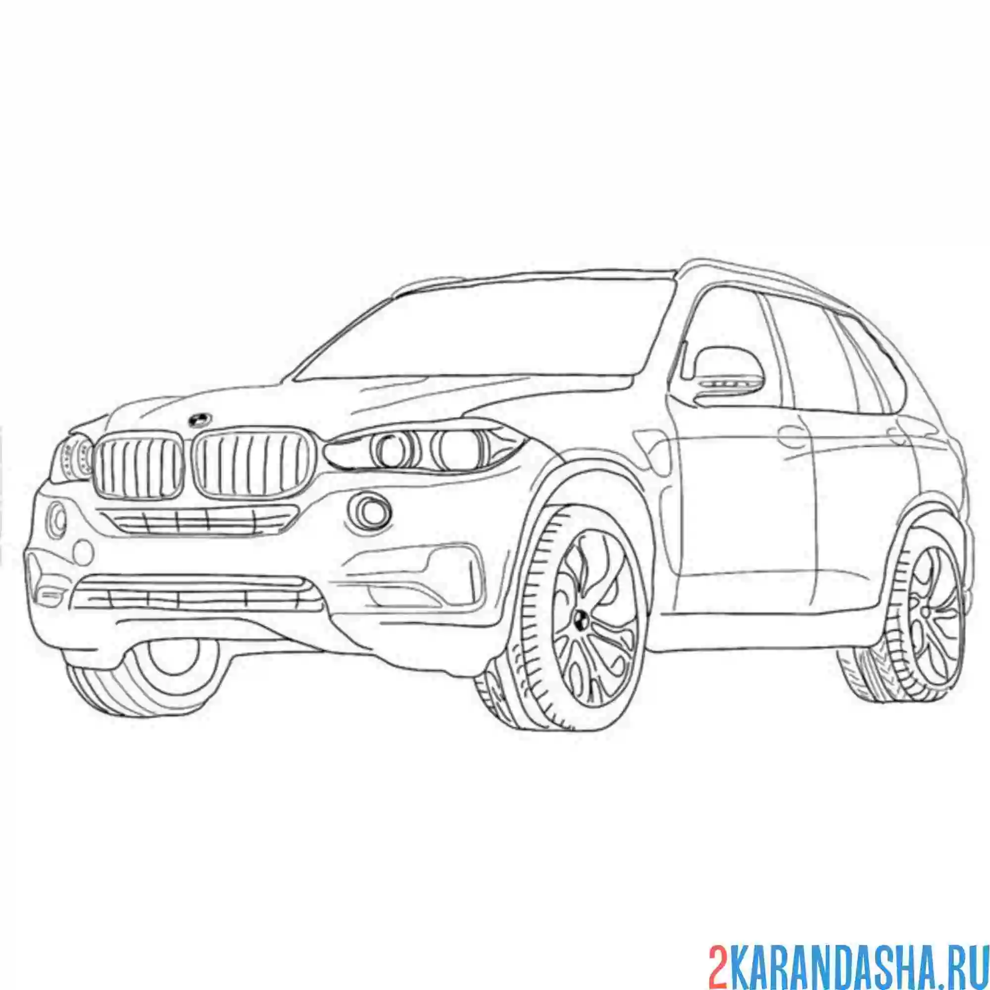 BMW x6 Blueprint