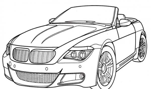 BMW i8 Boyama
