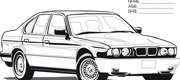 Раскраска BMW m3 GTR