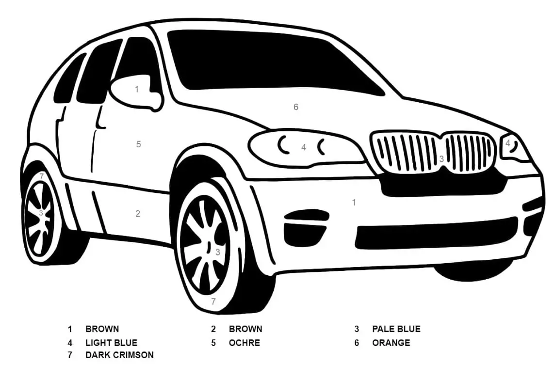 BMW m3 GTR чертеж