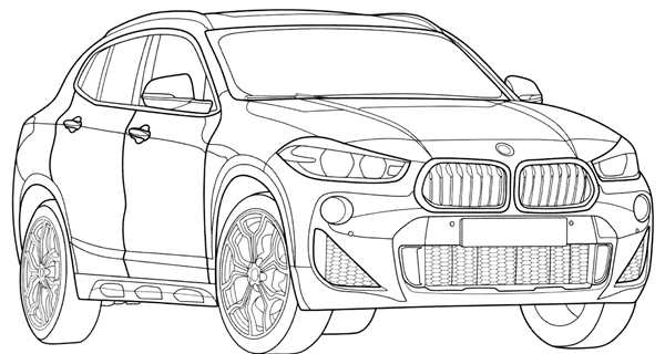 BMW m5 f90 скетч