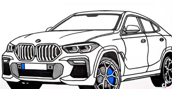 Раскраска BMW m5