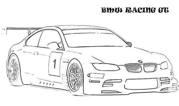 Раскраска BMW M1 Hommage Внимание к деталям на бумаге