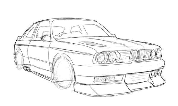 Раскраска БМВ м3 GTR