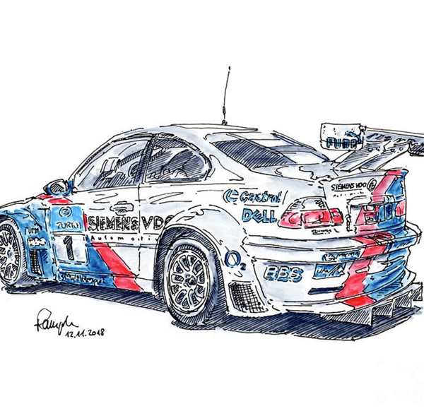 BMW m5 рисоваться