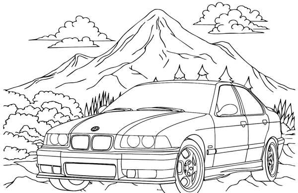Раскраска BMW