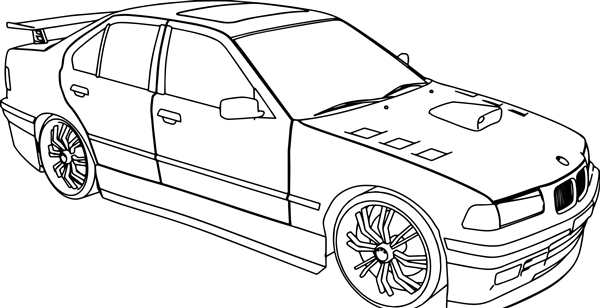 Раскраска BMW