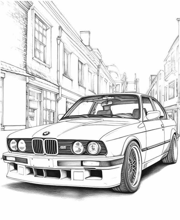 Раскраска BMW M3 Ваши Личные Уникальные Выборы
