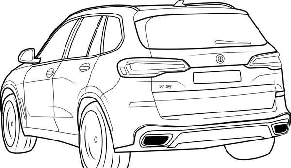 BMW m5 f10 раскраска