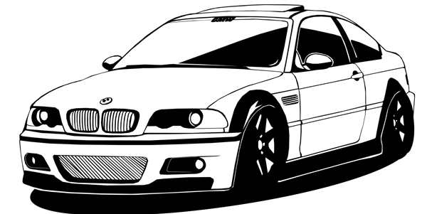BMW e36 спереди