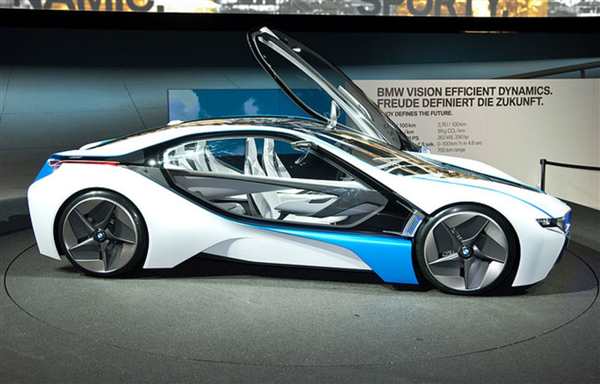 Раскраска BMW Vision EfficientDynamics Создай М мечту на бумаге