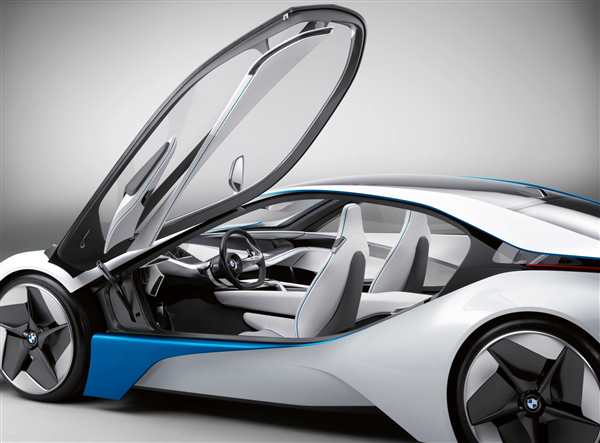 Раскраска BMW Vision EfficientDynamics Создай М мечту на бумаге
