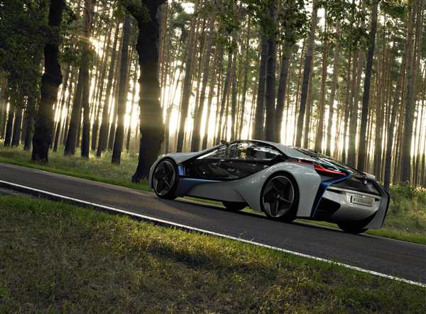 Раскраска BMW Vision EfficientDynamics Создай М мечту на бумаге