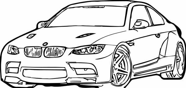 Раскраска BMW x1