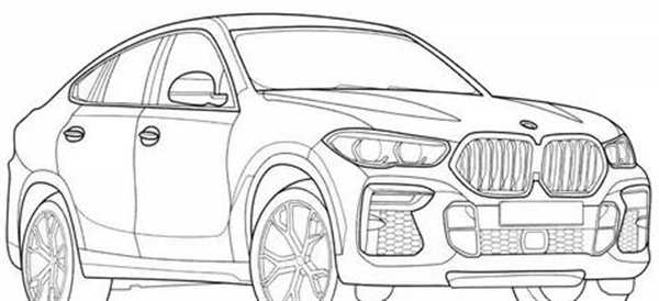 Раскраска BMW X1 Вместе в Путешествие по Миру Автомобилей