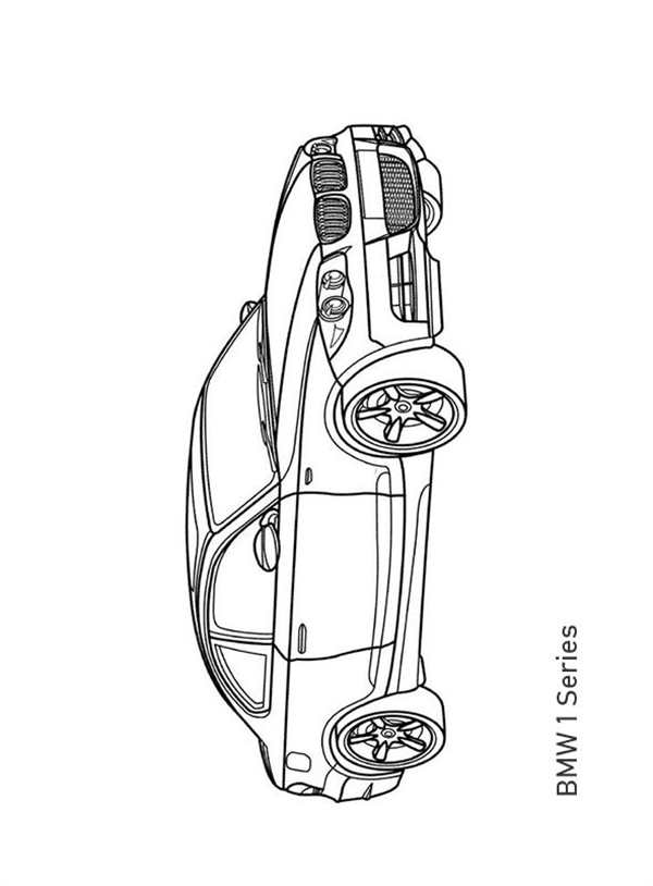 Раскраска BMW x1