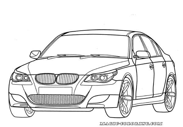 Мерседес раскраска e63s