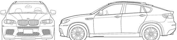 BMW 5 универсал сбоку