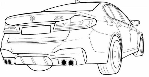 Раскраска BMW X3 Создай Играющую воображение Автомобильную Мечту