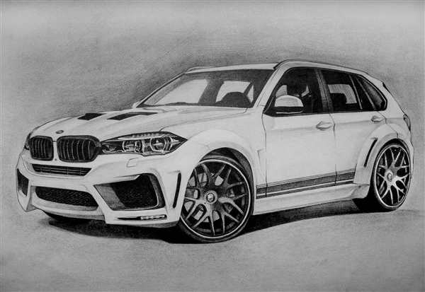 BMW x5 e53 рисунок