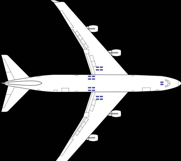 Боинг 747 рисунок
