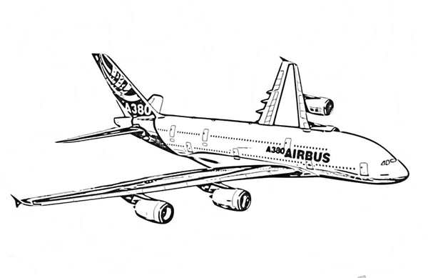 Чертеж самолета Боинг 747